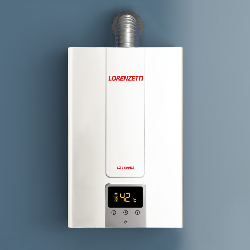 Gas-fired boiler.